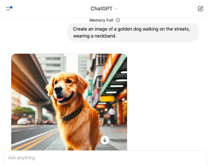 generated image using chatgpt